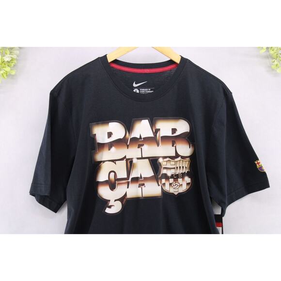 Nike Men's 2000 FC Barcelona With Black Logo Sz L NEW - Picture 3 of 7